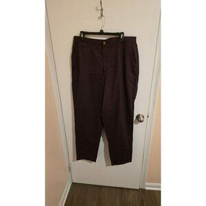 CROSSROADS Pants Casual Womens Size 18 36Wx30L Brown Cotton NWT Y2K Thanksgiving
